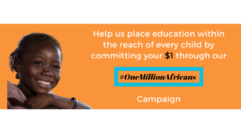 EDUCATION IN CRISIS One Million Africans Campaign